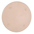 Round Flat Blank Cover, Diameter 3-1/4 Inches - 4 Inches, Color White, Material Phenolic