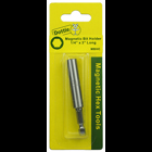 Magnetic Bit Holder, Drive Bit insert type, 3 in. overall length, 1/4 in. drive size, Carded