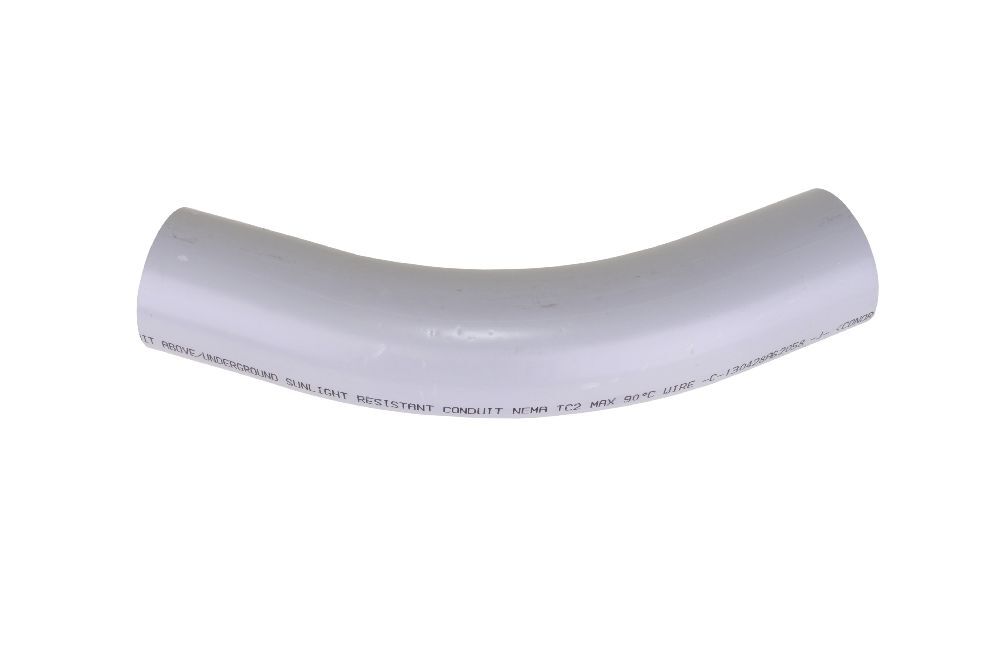 EE4045 2 1/2"x45D PVC STD ELBOW SPxSP SCH40 SCEPTER/KRALOY