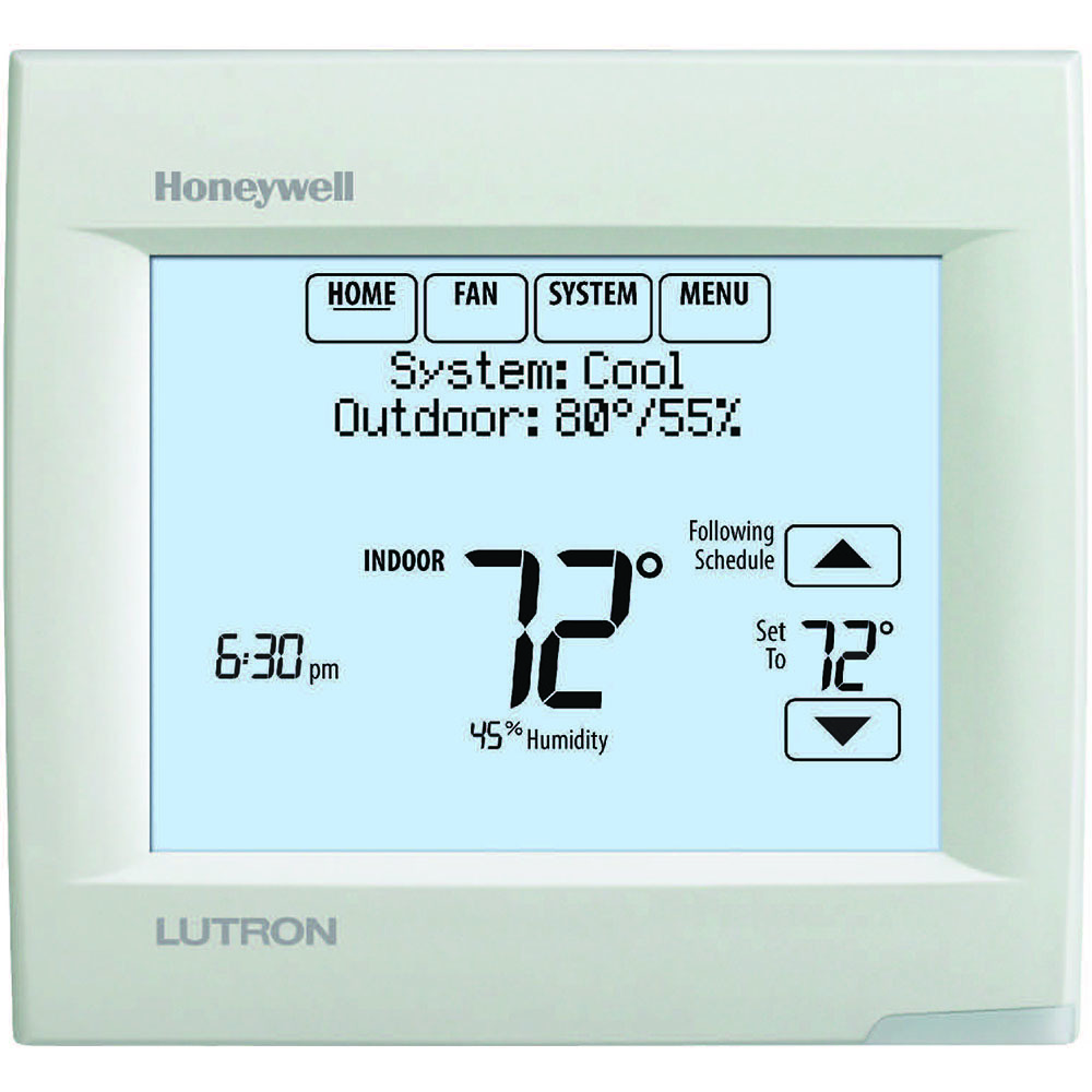 L-HWLV2-WIFI Wireless Thermostat, Powered by Honeywell, Works with App, White