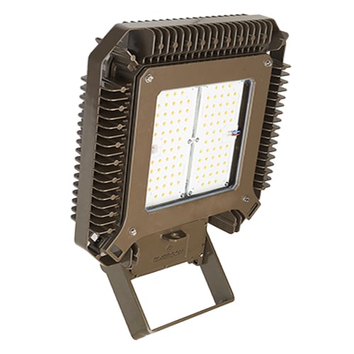 IAMLHL1CG7BH Areamaster Generation 2 High Lumen Rectangular Floodlight Luminaire, LED Lamp, 179 W Fixture, 347 to 480 V AC, Architectural Bronze Polyester Housing