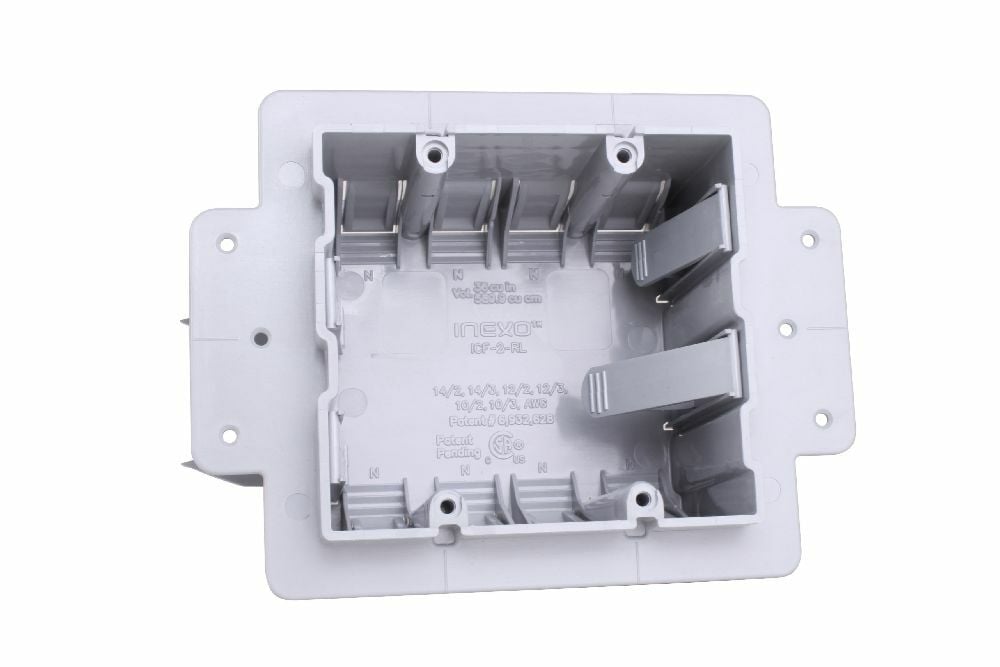220001 Inexo Electrical Box, 2 Gangs
