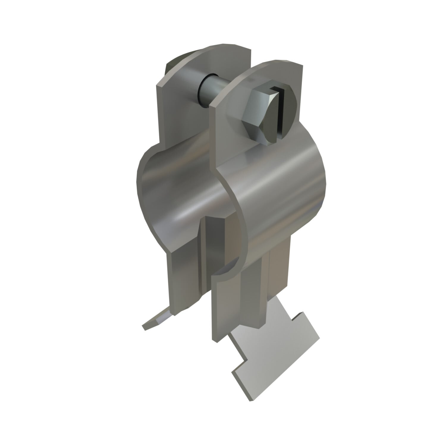P3413-EG Stand-Off Pipe clamp, 1 in Conduit, 200/50 lb Load, 1.315 in OD, HRPO Steel