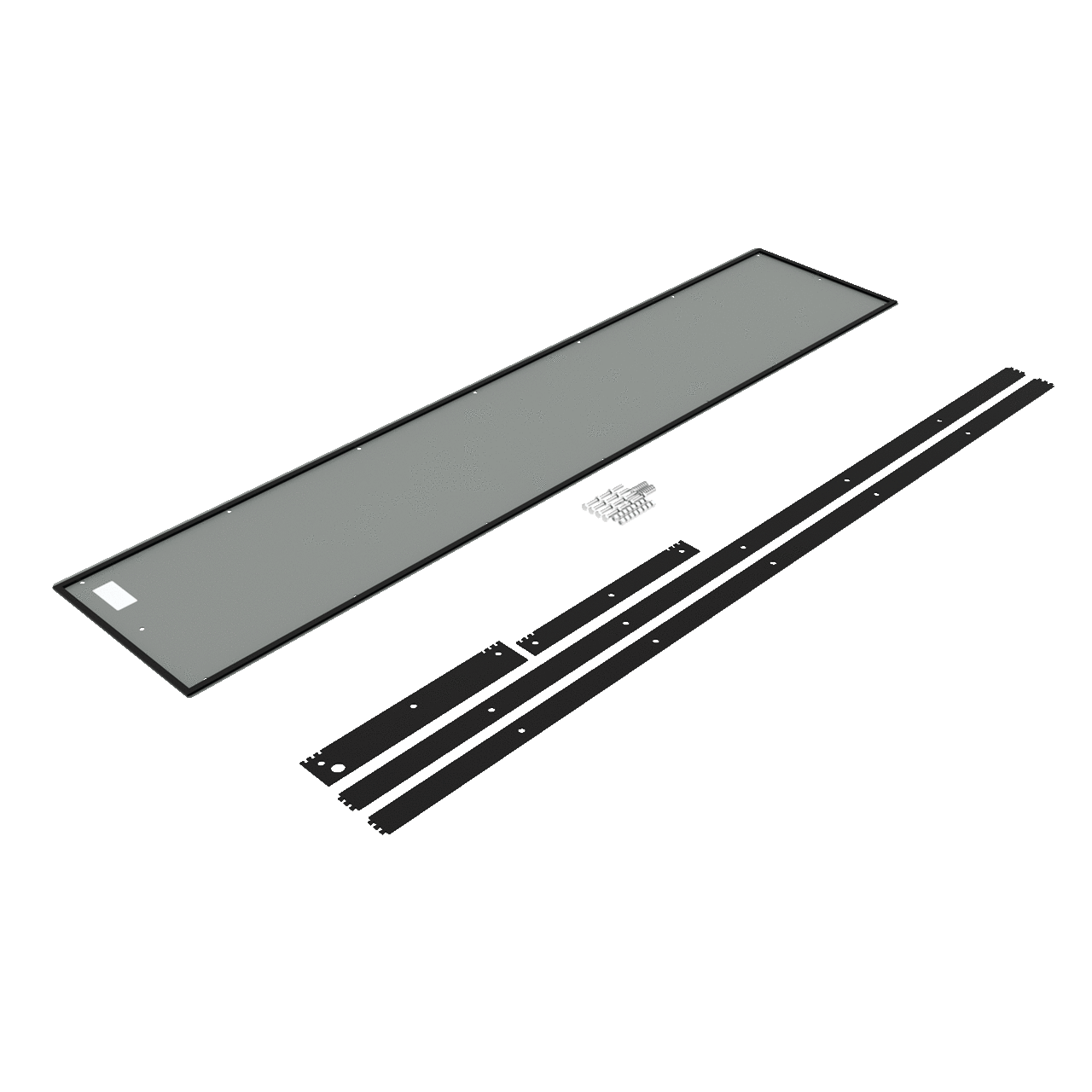 AMOD8418BAP A34Y Enclosure Barrier Plate, 84.12 in H x 18.12 in W x 0.31 in D, For Use With ProLine NEMA 12 Disconnect Modular Enclosures, Steel