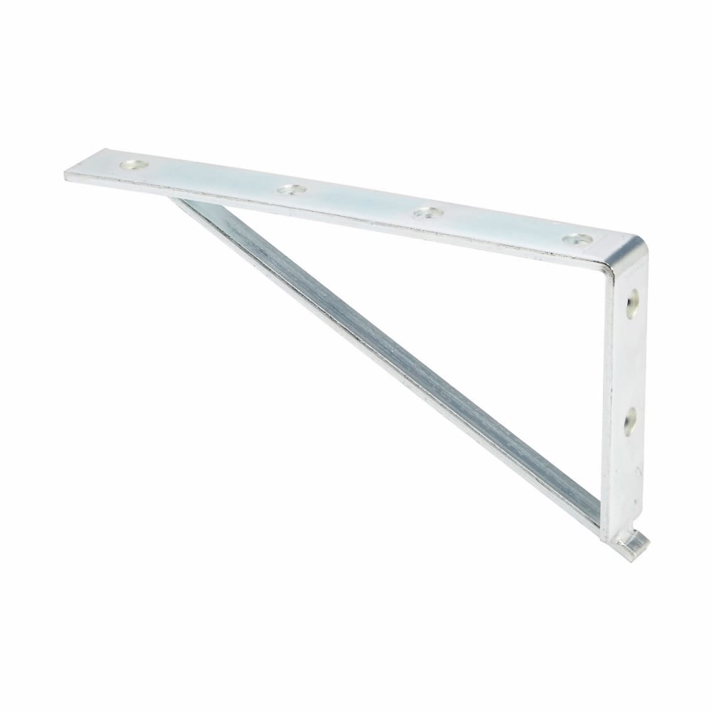 B289-12ZN B289-12 Channel Bracket, 6 Holes, 12-1/2 in L x 1-5/8 in W x 7/32 in THK, Steel