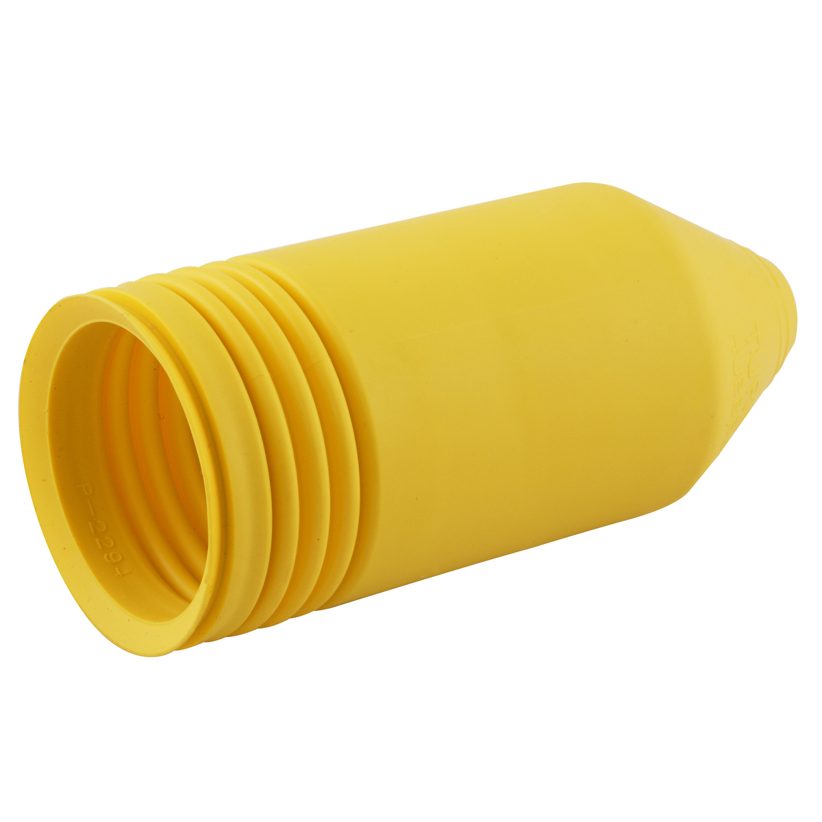 HBL77CM17 Standard Sized Weatherproof Molded Long Device Boot, For Use With 50 A Connector Body, Device Mount, Elastomer, Yellow