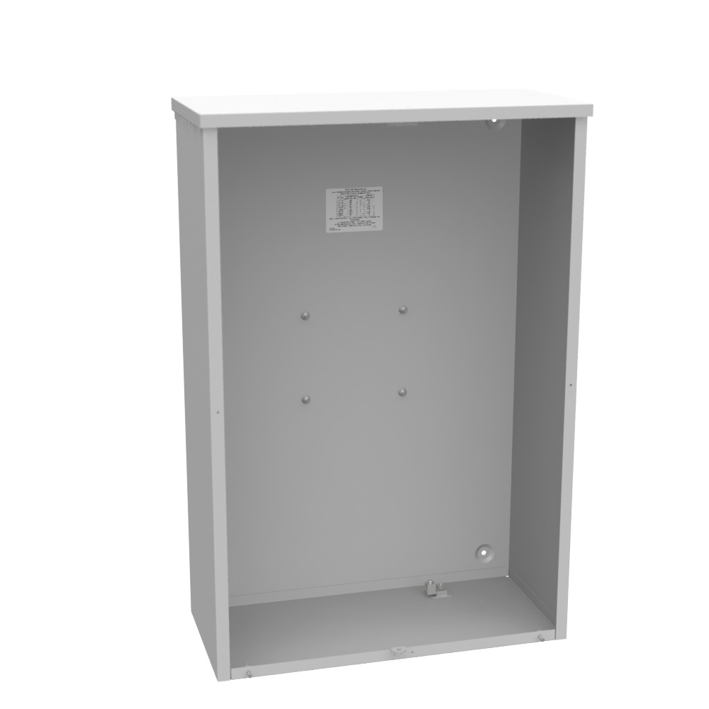 24x36x11 Painted Steel Single Front Lift Off Screw Cover Hasp Rack Provision