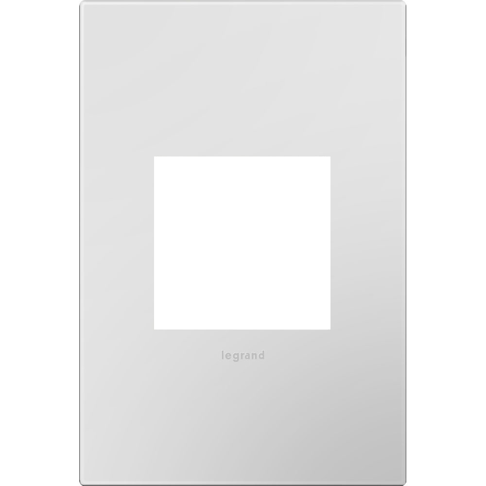 AWP1G2PW4 Adorne Designer Wall Plate, 1 Gangs, 3.45 in W x 5.13 in H, Plastic