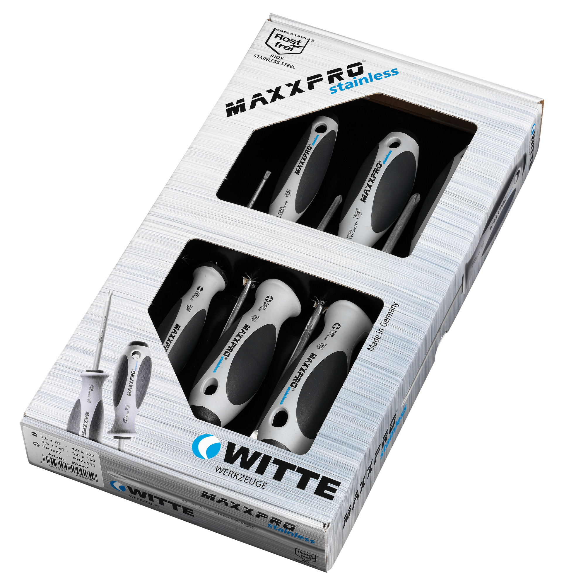 9T 670002 Screwdriver Set, 5 Pieces