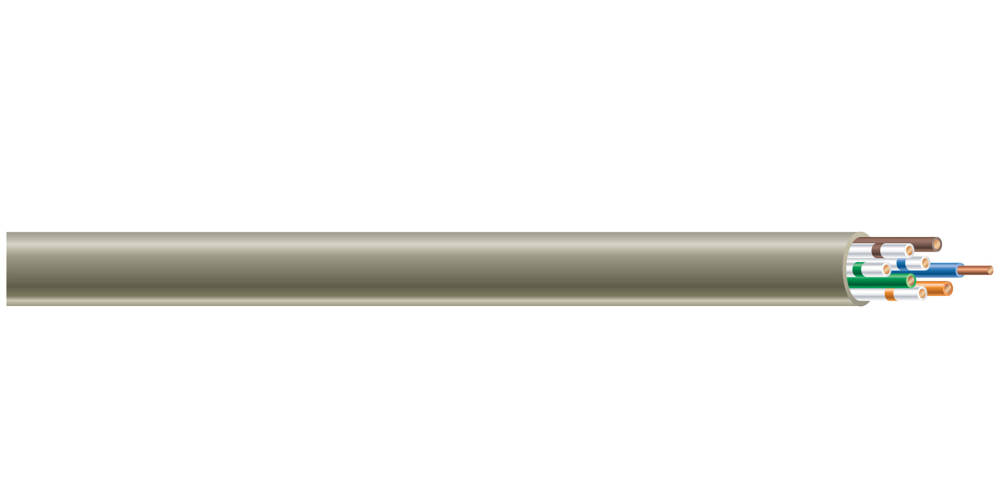56917945 Type CAT 5E Data Cable, Pull Box Packaging, (8) 24 AWG Copper Conductor