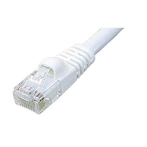 AC3607WHV1 Patch Cable, CAT 6, 24 AWG Copper Conductor, RJ45 Plug Connector, 7 ft L Cord, White