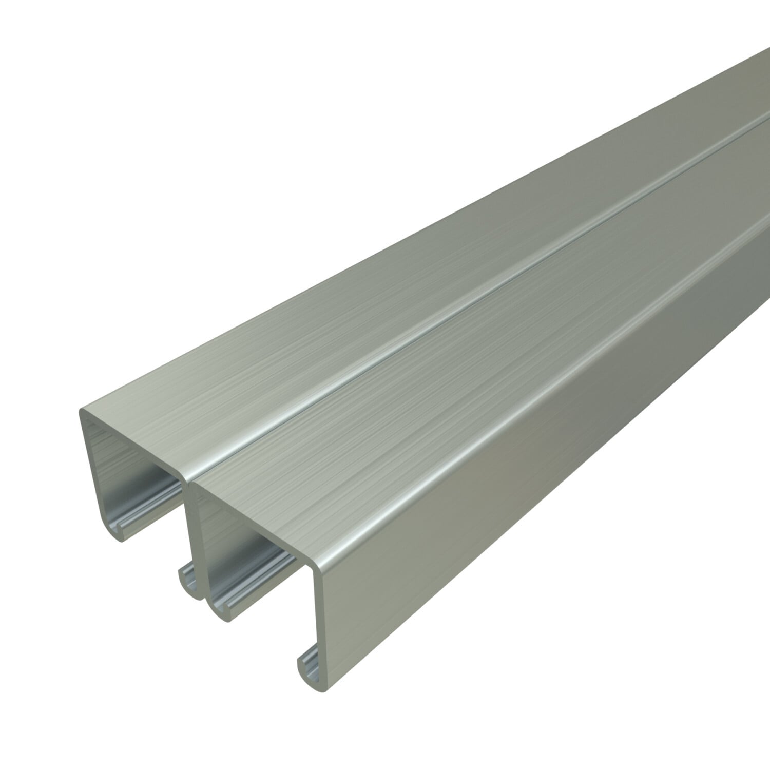 P1001A-10HG P1000 Side to Side Channel, 10 ft L 1-5/8 in W 3-1/4 in D 12 ga THK, Low Carbon Steel, Hot Dipped Galvanized, Domestic