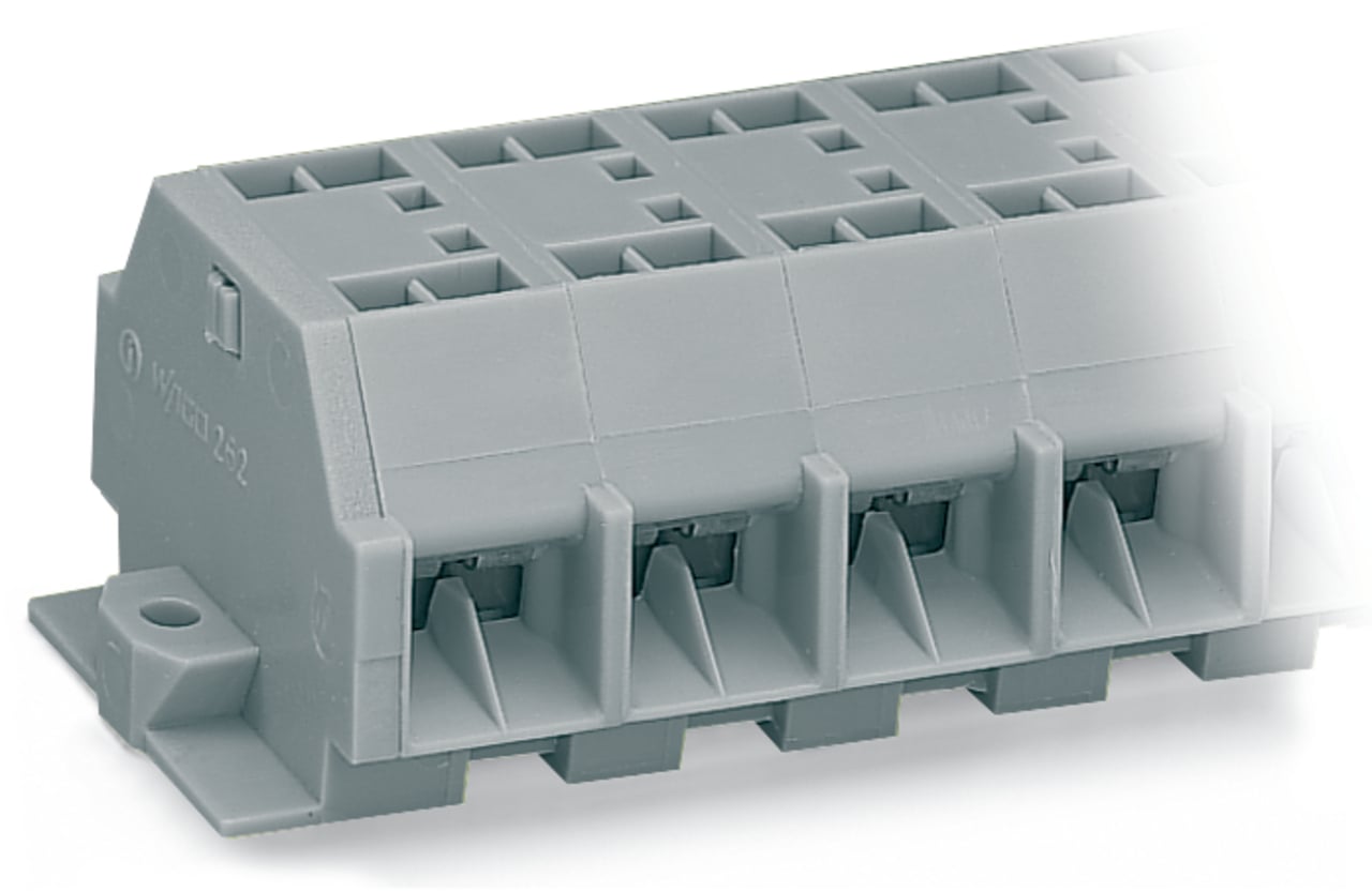 262-255 Operating Tool Terminal Strip, 28 to 12 AWG Conductor, 0.35 to 0.39 in L, Polyamide