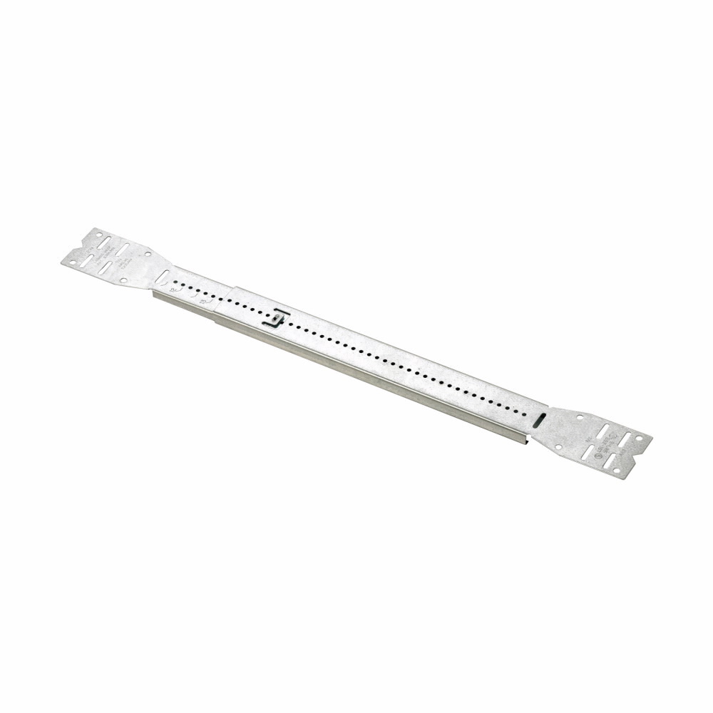 box support fasteners, Wall studs, Mounts 1.5", 2.13", 2.5", and 2.8" deep boxes, 0.9lbs, Metal stud spacing: 11" to 18", Telescoping box mounting bracket, 50 lbs w/o dropwire, 70 lbs w dropwire load cap, Pre-galvanized