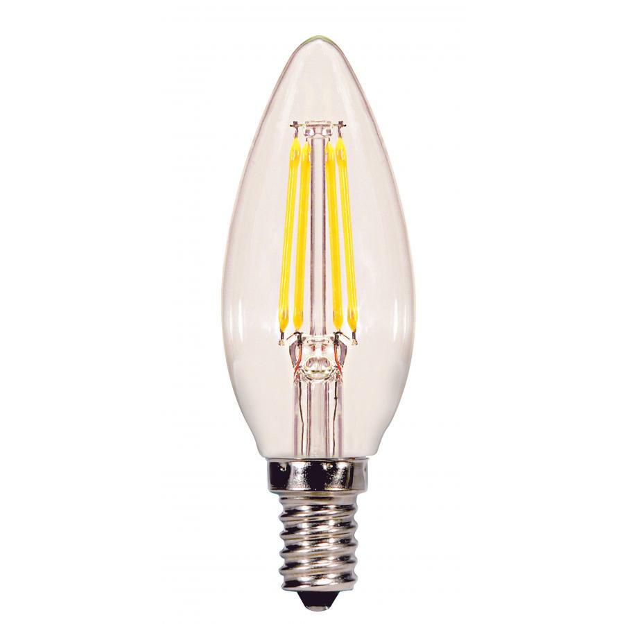 S29877 Omni-Directional LED Lamp, 4.5 W, 40 W Incandescent Equivalent, E12 Lamp, B10 Shape, 350 Lumens
