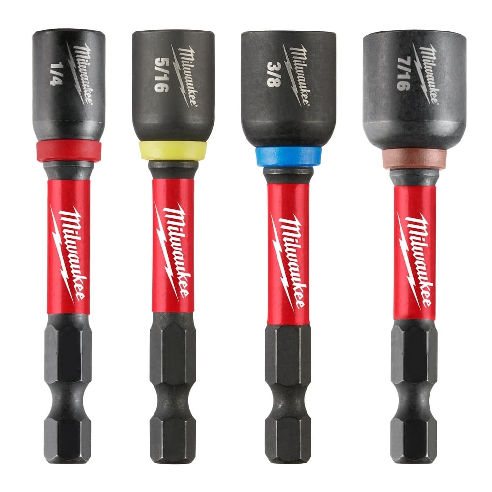 49-66-4566 SHOCKWAVE Impact Duty Magnetic Nut Driver, Alloy Steel, 1-7/8, 2-9/16, 6 in Hex