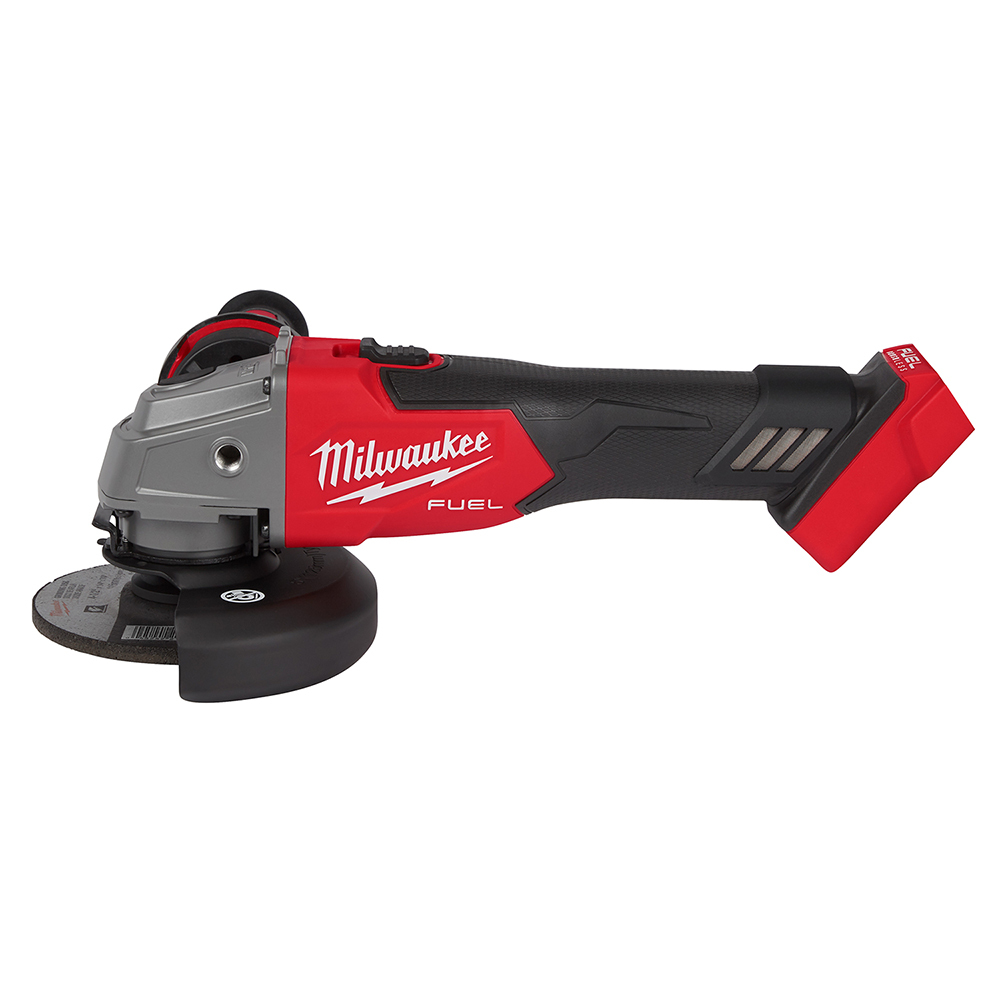 2881-20 M18 FUEL Cordless Angle Grinder, 5 in Dia Wheel, 5/8-11 UNC Arbor/Shank, 18 V, Li-Ion Battery, Slide Switch