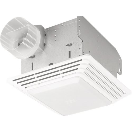 Broan 50 CFM Ventilation Fan with Light, 2.5 Sones
