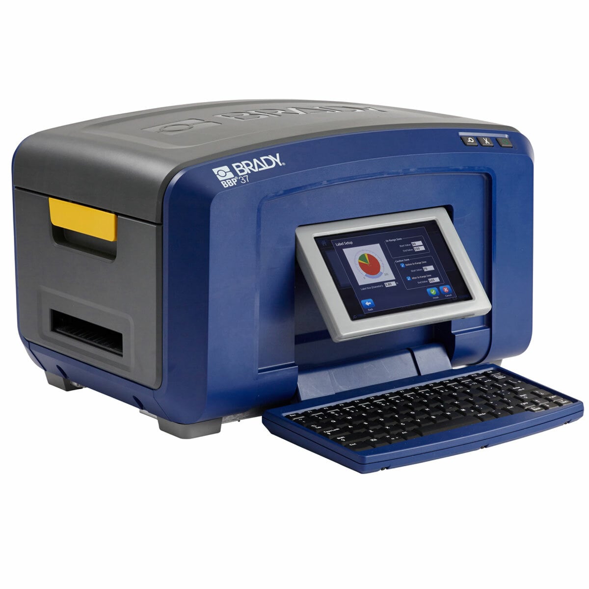 BBP37 BBP37 Label Printer, Thermal Transfer Print, AC Powered, Color Touchscreen Display