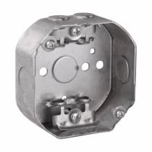 TP310 Thepitt Drawn Octagon Outlet Box, Steel, 15.5 cu-in Capacity, 1 Knockout, 4 in W x 1-1/2 in D x 4 in H