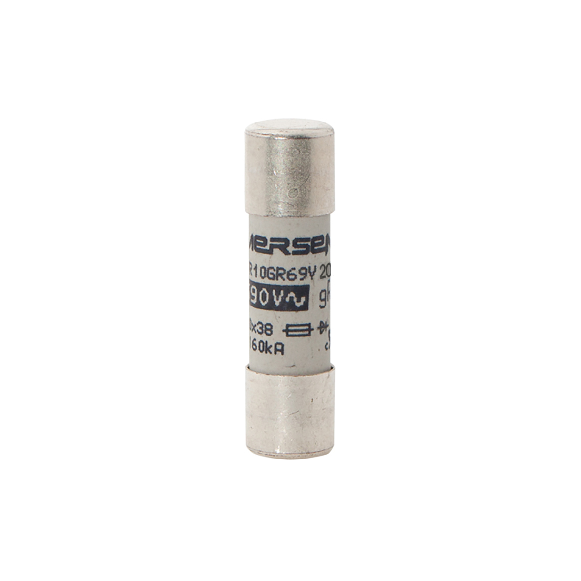 E1014580 Protistor European Style Semi-Conductor High Speed Fuse, 20 A, 690 V AC, 160 kA Interrupt, Class: gR, Cylindrical Body