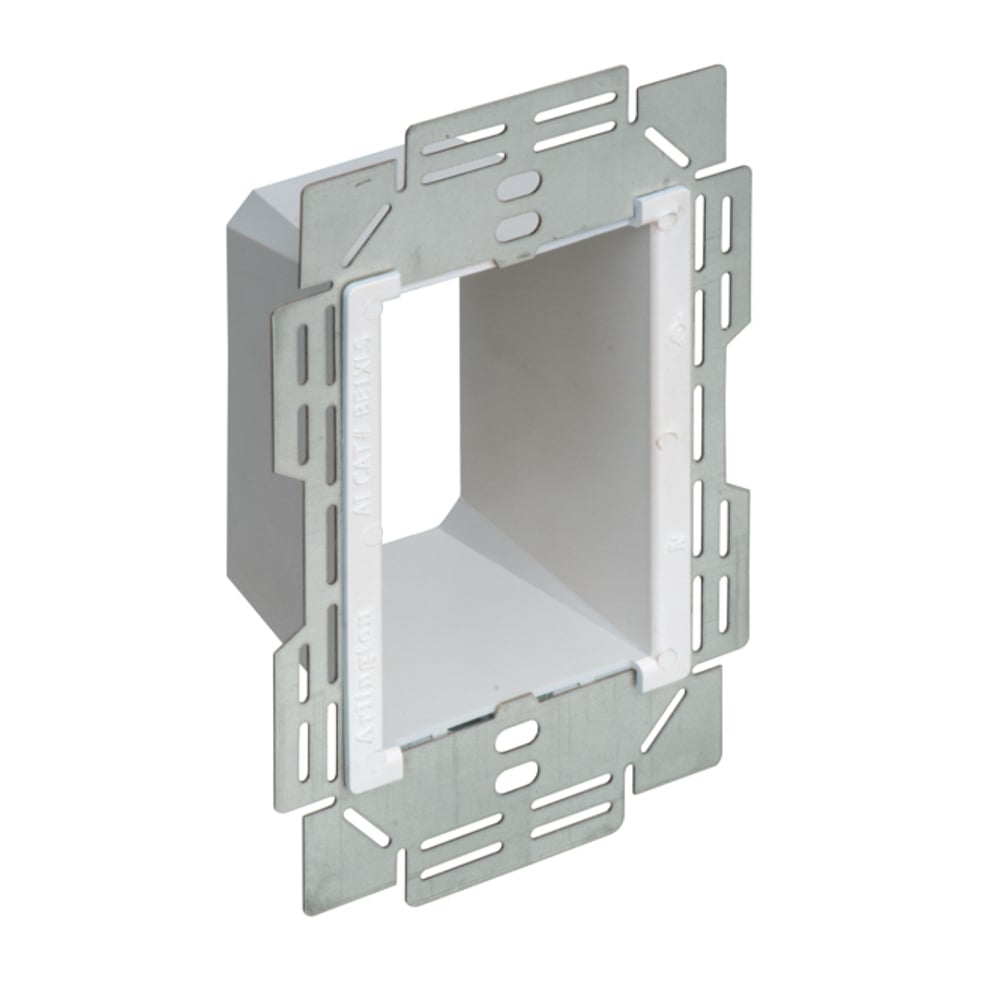 BE1XLS Commercial Grade Box Extender, 1 Gangs, 5 in L x 3.25 in W, Steel