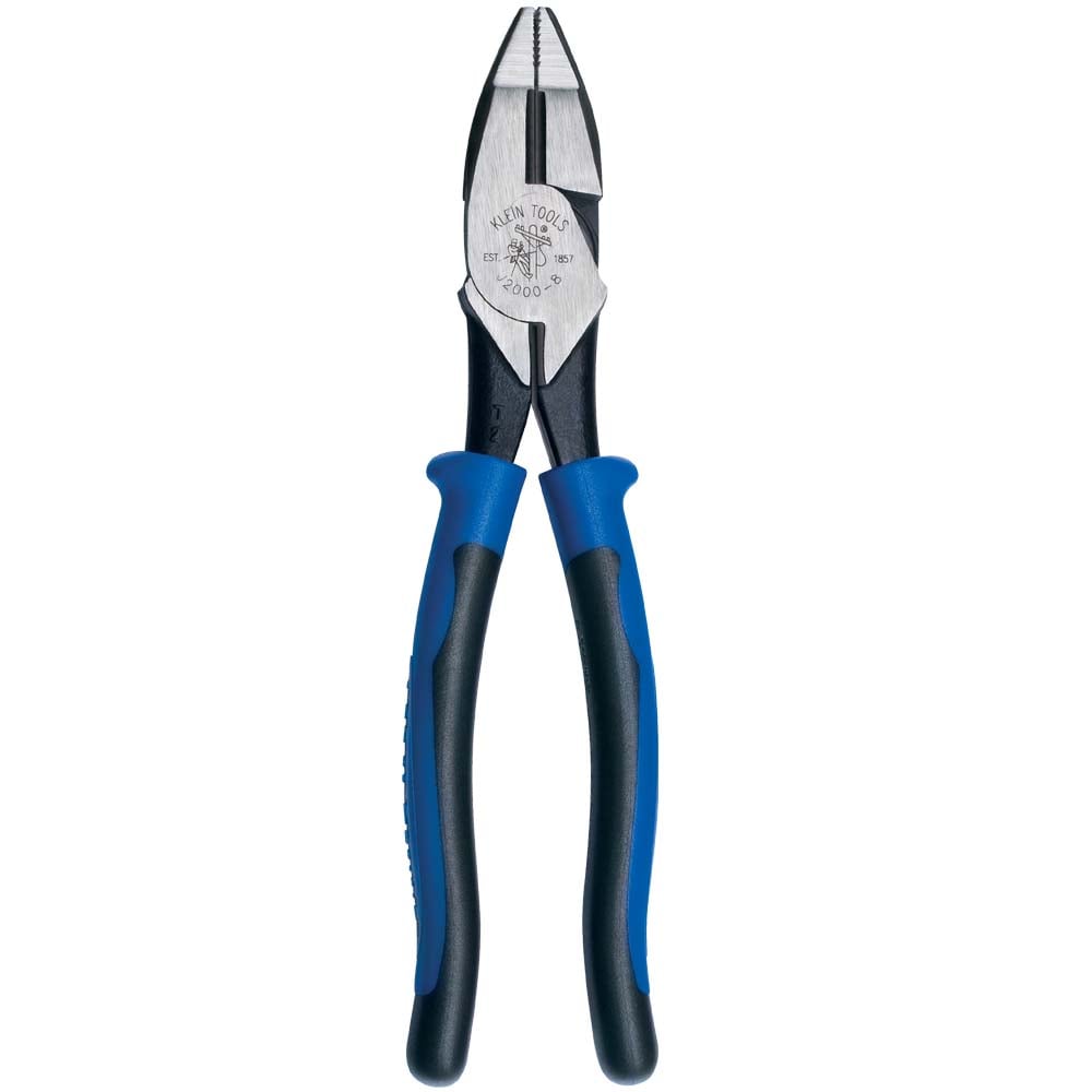 J20008 Journeyman Heavy Duty New England Tapered Nose Linemans Plier, 1-7/16 in L x 1-7/64 in W x 5/8 in THK Jaw Tool Steel Jaw, Flush Cut, 8.89 in OAL
