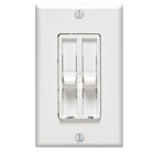 SureSlide 1.5 Amp Dual Quiet Fan Speed Control and Dimmer, Single Pole, Light Almond