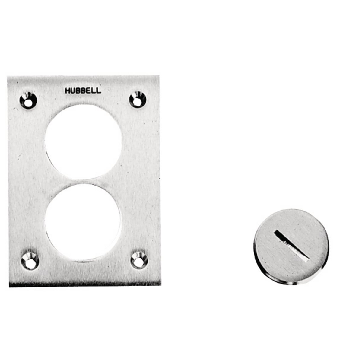 SA5007 Machined Replacement Standard Flush Plug, For Use With Flush Concrete Wall/Floor Box, Brass