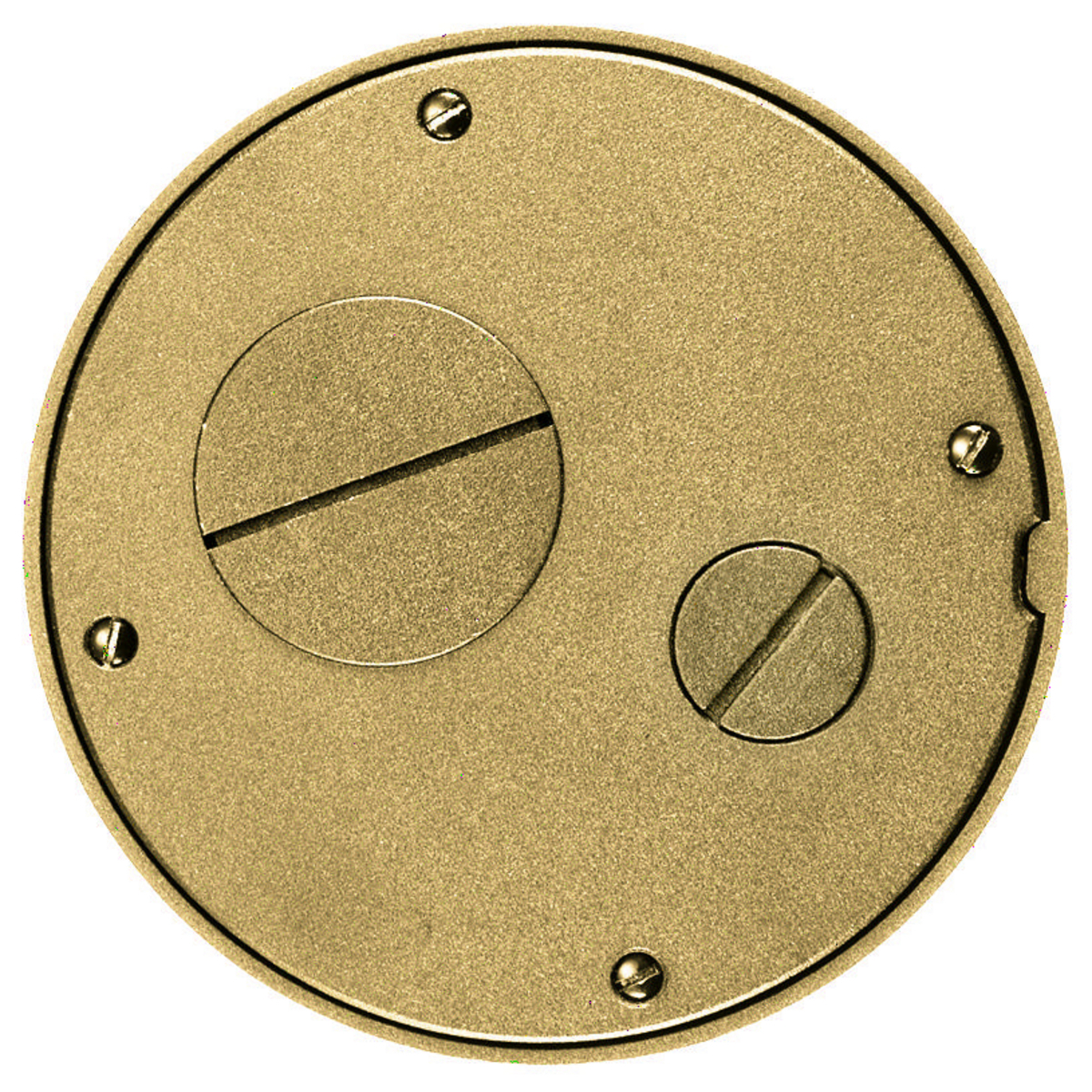 S1SPFFTBRS Flush Furniture Feed Standard Sized Sub Plate, 5.62 in Dia, 5.62 in L x 5.62 in W x 0.47 in D, Cast Aluminum