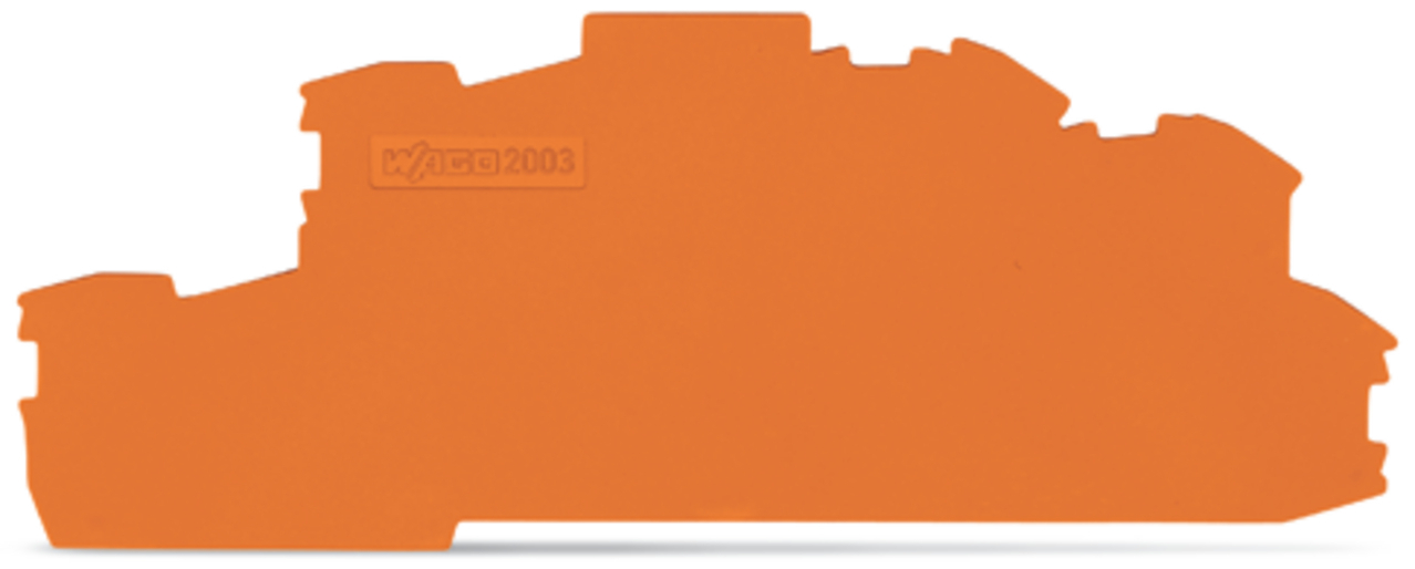 2003-6692 2003 End and intermediate plate, For Use With Snap-On Mounted, Orange
