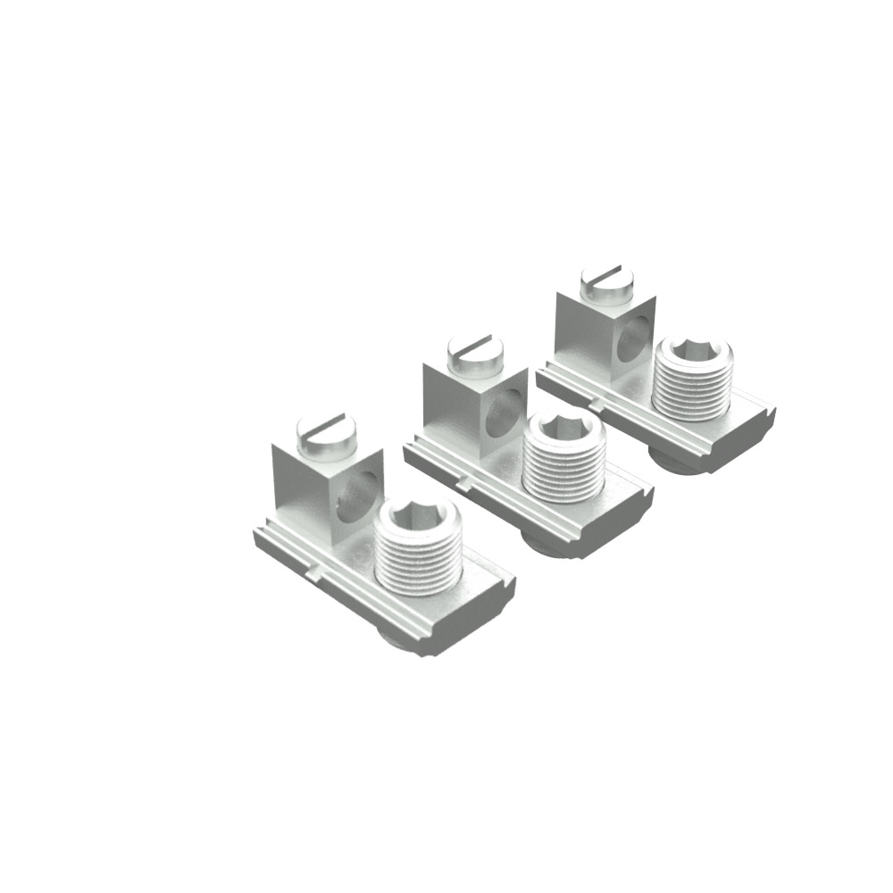 Tap Connector Kit Internal Hex Slide Nut with 14-1 Aught box connector 300V Max 3 Per Kit