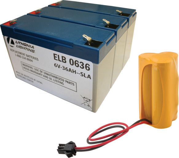 ELB 0610 Replacement Battery Pack, Lead-Calcium, 6 V DC V Nominal, 10 Ah Nominal