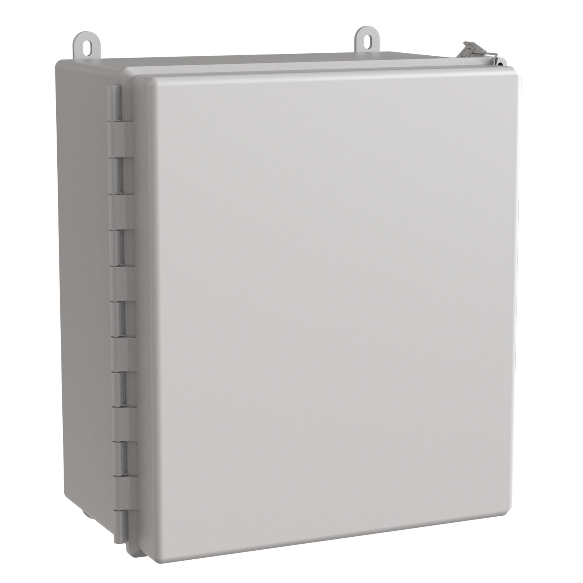 A14128CHQRFG A48 Enclosure, 14 in L x 12 in W x 8 in D, NEMA 4X NEMA Rating, Fiberglass