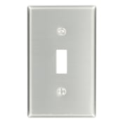 83001 Standard Size Traditional Wall Plate, 1 Gangs, 2-3/4 in W x 4-1/2 in H, Aluminum
