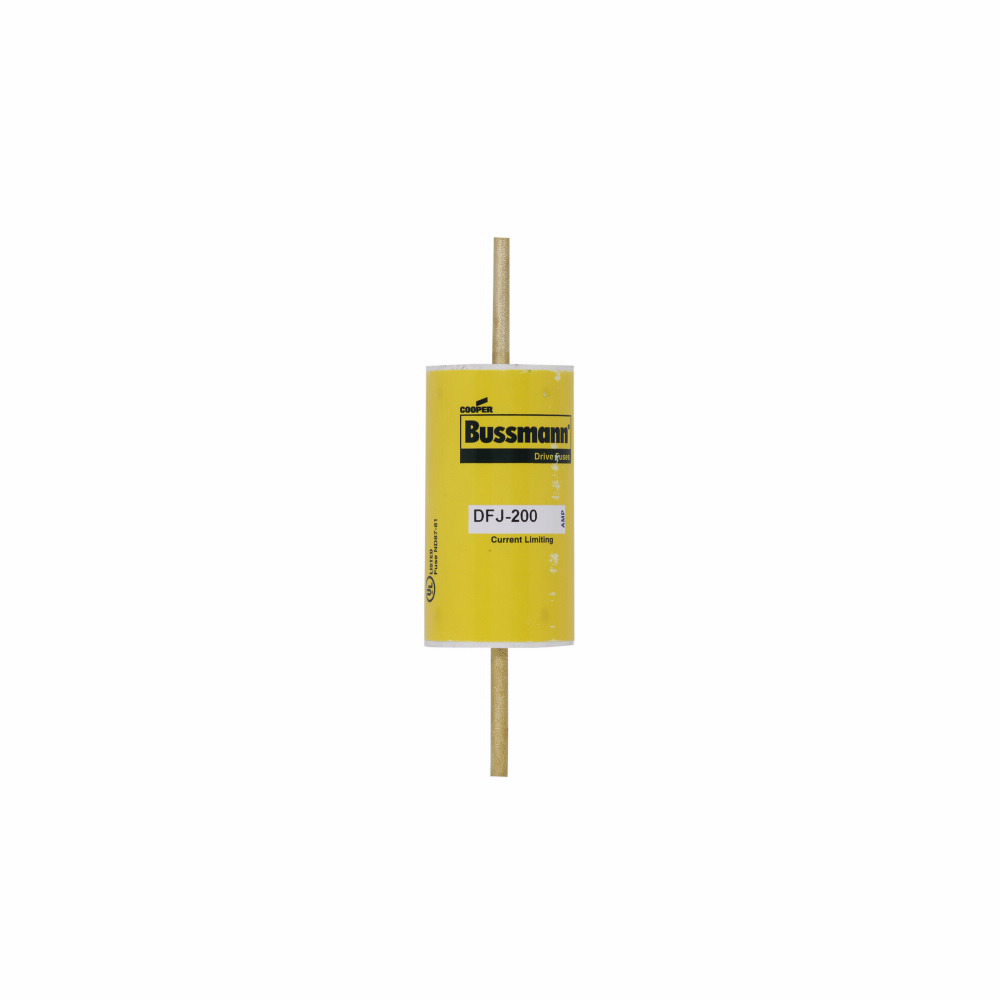 DFJ-175 Current Limiting High Speed Drive Fuse, 175 A, 600 V AC/450 V DC, 200/100 kAIC Interrupt, J Class, Cartridge Body
