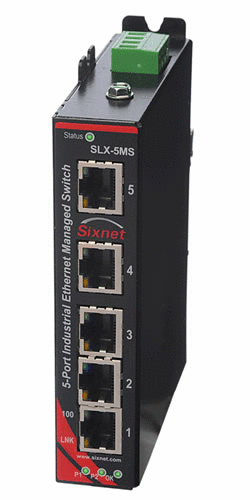 SLX-5MS Managed Industrial Ethernet Switch 