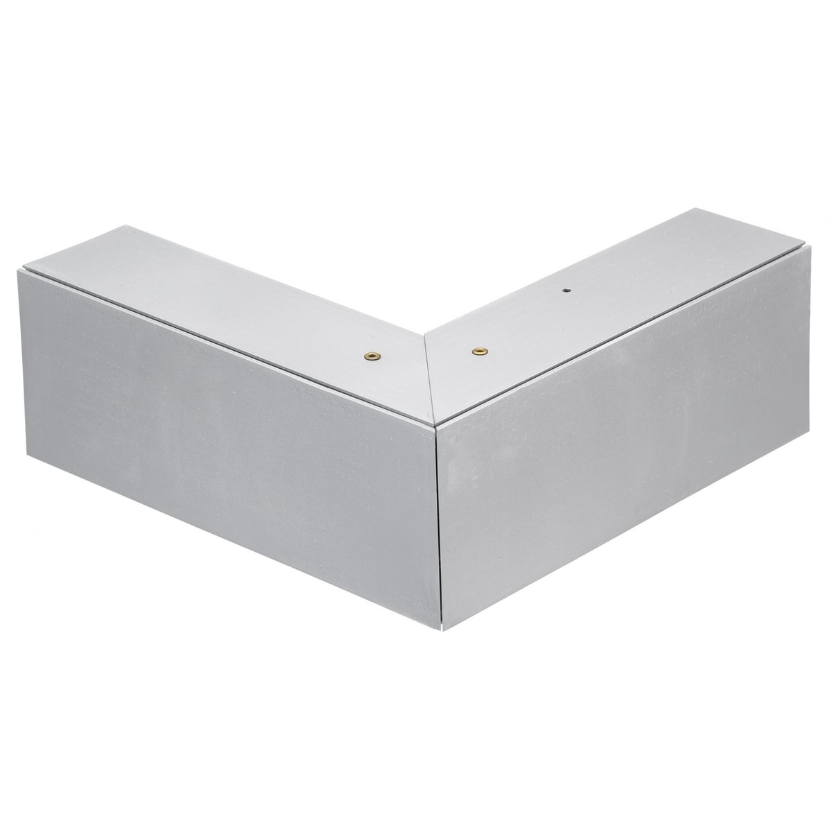HBLALU3818 Standard External Elbow, 90 deg Bend, 5.8 sq-in, Aluminum