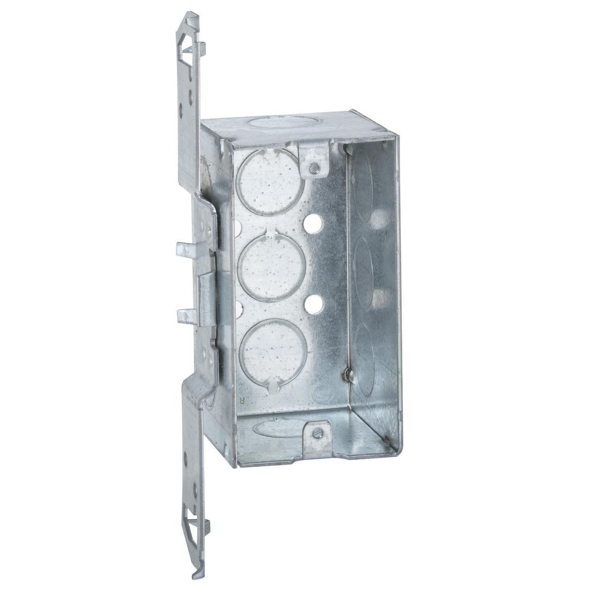 678 Handy Box, Steel, 16.5 cu-in, 1 Outlet, 3 Knockouts