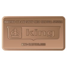 SNOW MELT BRASS NAME PLATE
