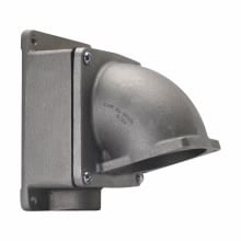 AJ66 Arktite 1-Hub Dead End Back Box, For Use With 60/100/150 A Receptacles and Motor Plugs, Cast Aluminum