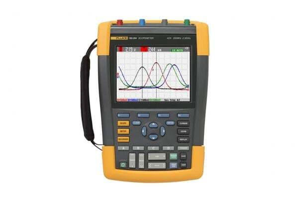 FLUKE-190-062/AM/S Scope Meter 190 Series II Test Tool Oscilloscope, 60 MHz Bandwidth, Full Color LCD with Fast Update Rate Display, CAT III 1000 V AC/CAT IV 600 V AC