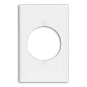 80728-I Midway Size Traditional Wall Plate, 1 Gangs, 3-1/8 in W x 4-7/8 in H, Thermoplastic, Ivory