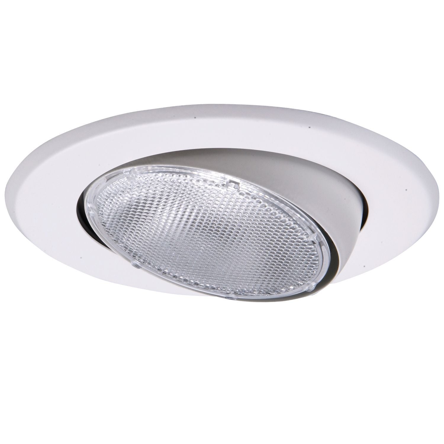 5070P Halo 5070 Tilt Adjustable Self-Flanged Round Lighting Trim, 5 in Dia Inside x 6-3/8 in Dia Outside, Incandescent Lamp, For Use With H5T, H5RT and H5 Series Housing, Metal