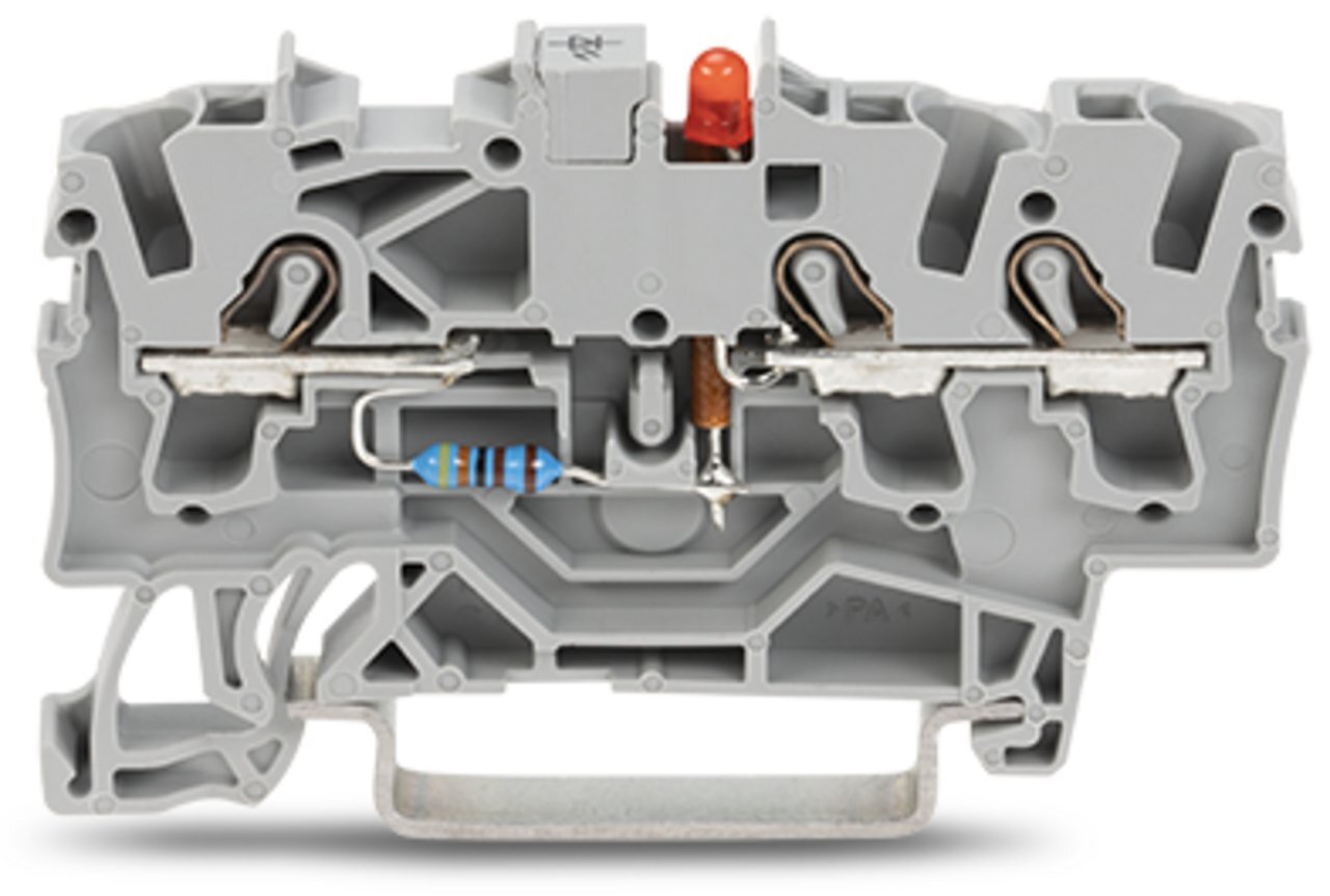2002-1321/1000-413 Operating Tool Component Terminal Block, 24 V, 0.025 A, 22 to 12 AWG Wire, 1 Poles, DIN Rail Mount