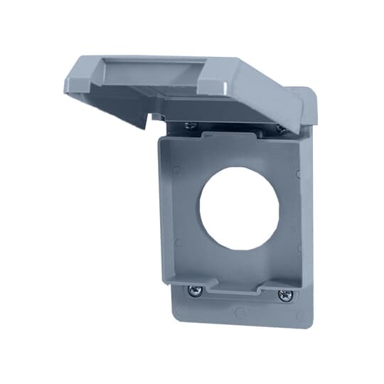 E98G20N Carlon Non-Metallic Single Weatherproof Receptacle Box Cover, 4-3/4 in L x 3 in W
