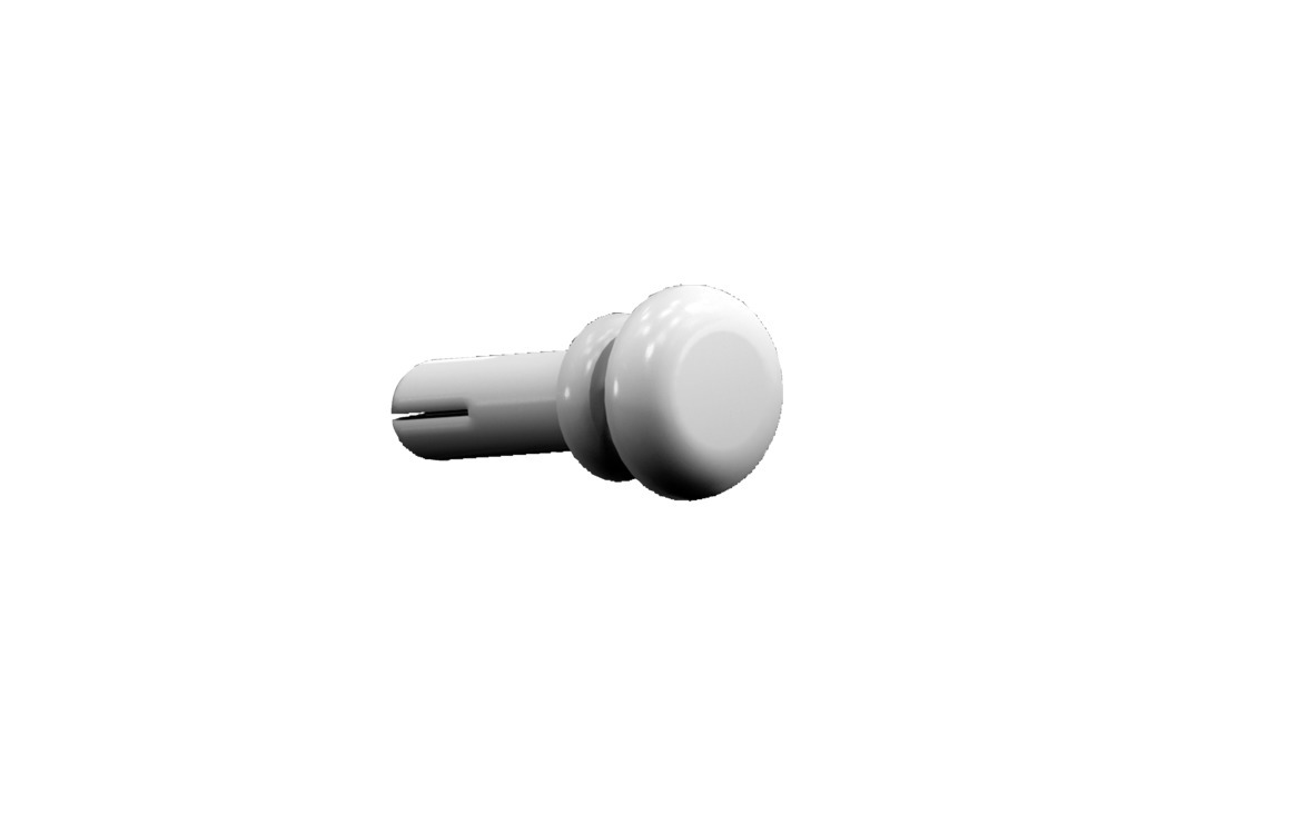 RX Locking pin for support rail without locking clip