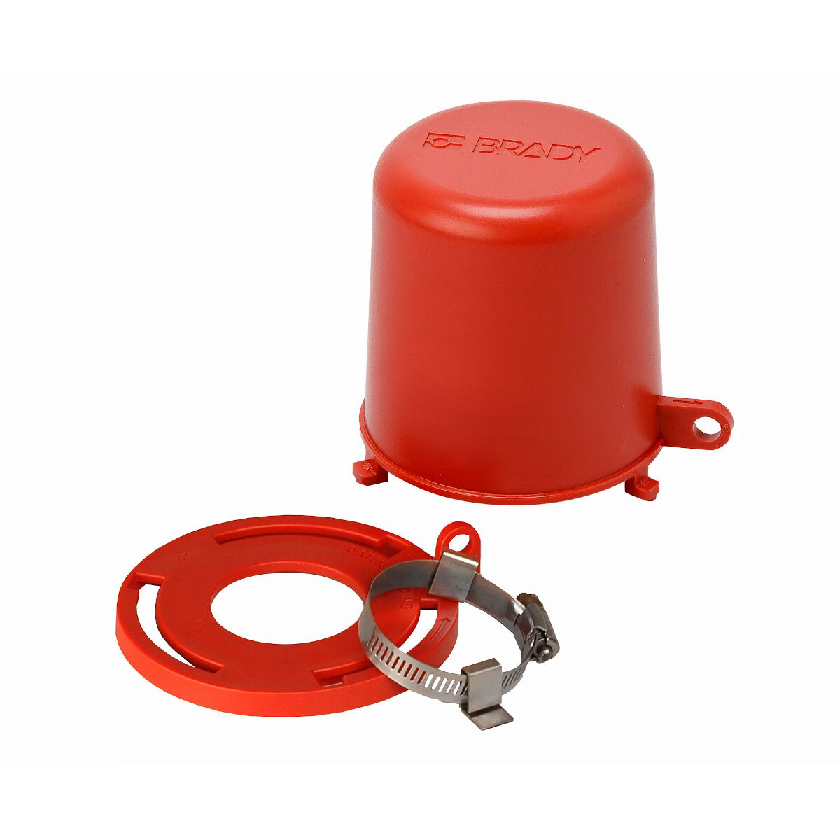 113233 Plug Valve Lockout, Fits Min Handle Size: 1-3/4 in, Fits Max Handle Size: 2-1/8 in, 1 Padlocks, 0 deg F Min Temperature, 175 deg F Max