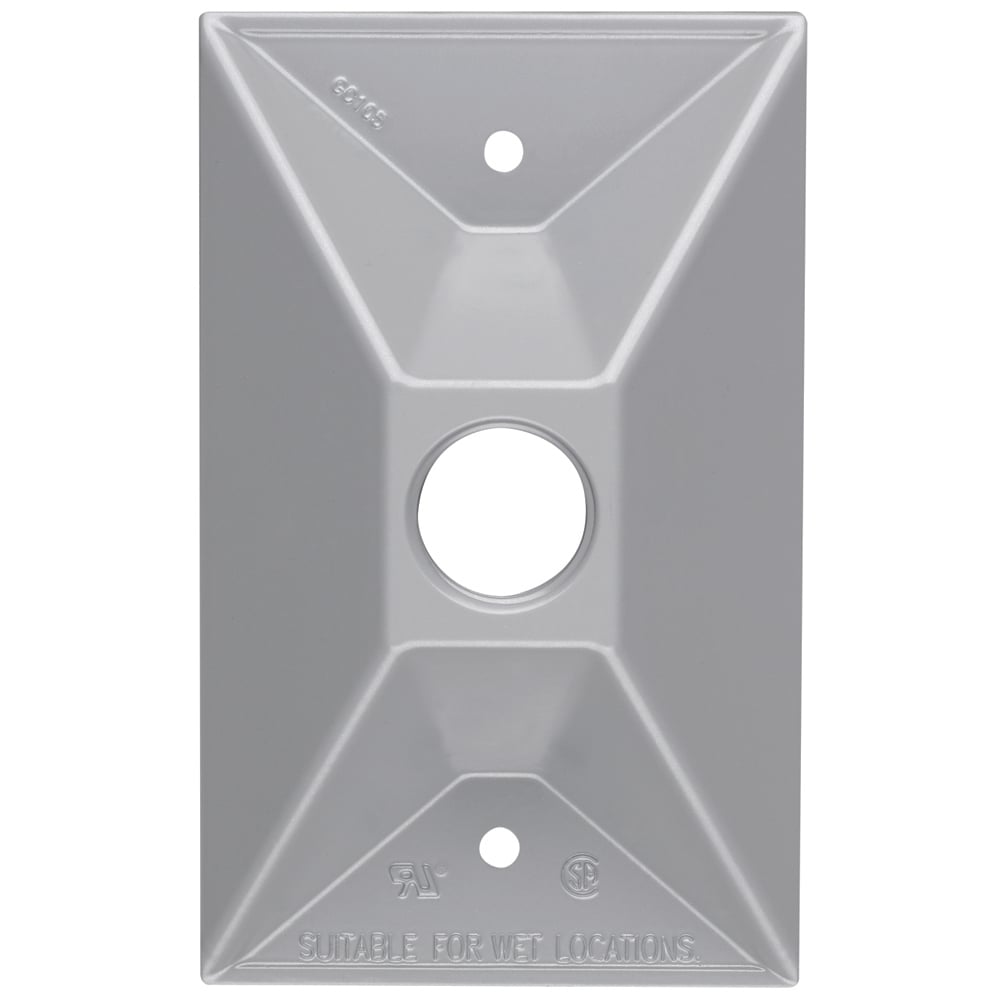 WPB11 Outdoor Lamp Cluster Cover for Single Gang Box, Gray