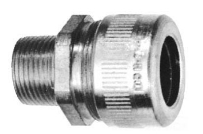 CGB3 Straight Non-Armored Cable Gland With Oil Impregnated Flax Packing, 1 in Trade, 1 to 7.8 in Cable Openings, Aluminum